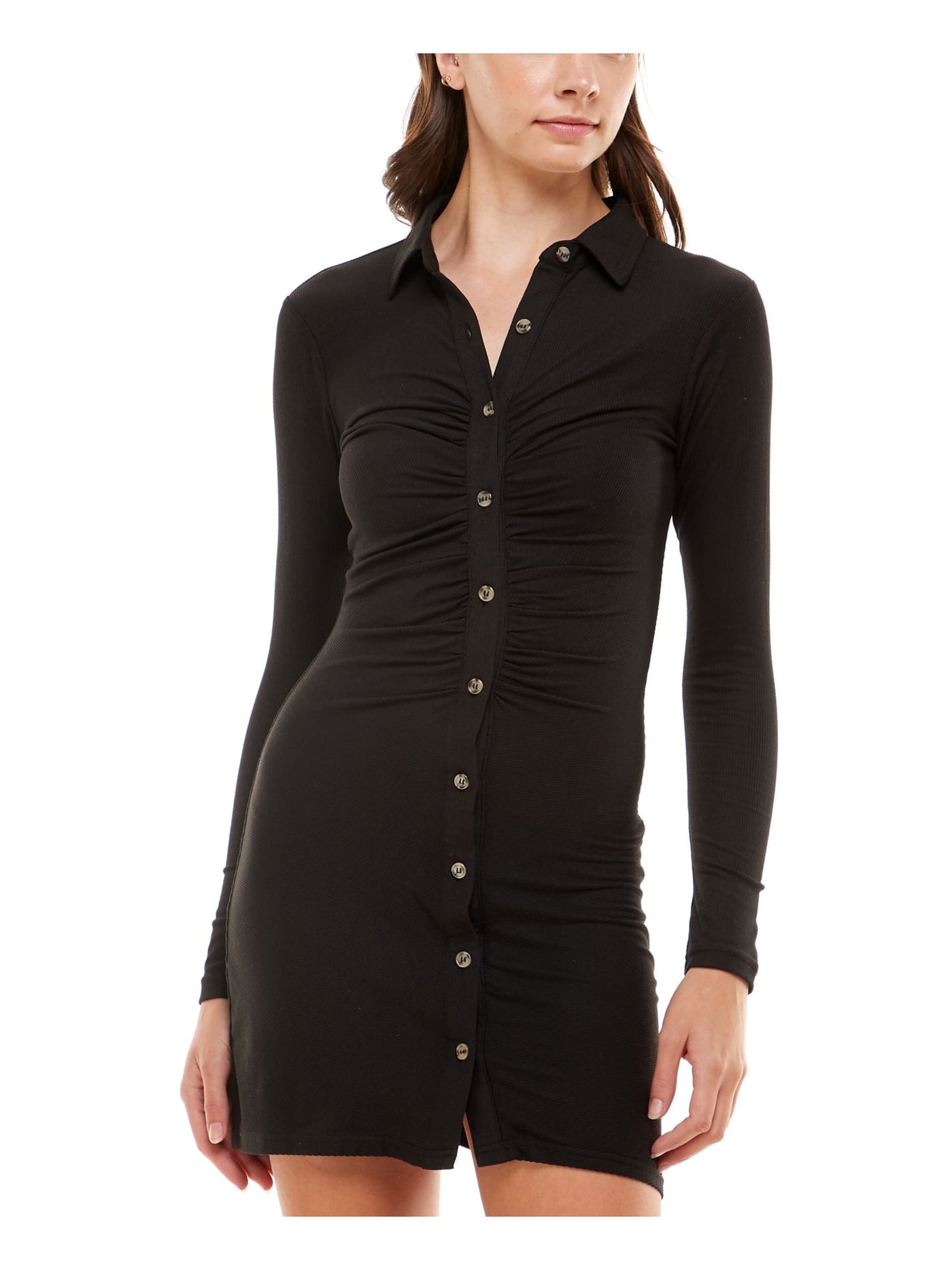 ruched button down dress short sleeve CutieLove Women's Button Down Ruched Shirt Dresses Casual Short Sleeve Belted Summer Maxi Dress Dark Blue at Amazon Women's Clothing store