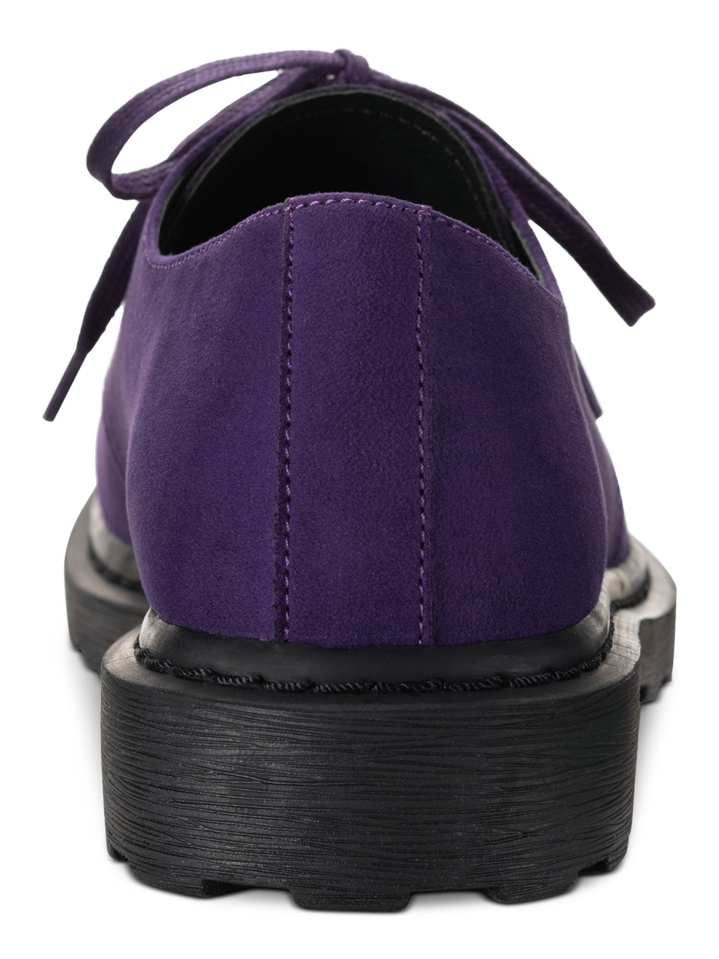 INC Mens Purple 1" Platform Cushioned Graham Round Toe Block Heel Lace-Up Oxford Shoes 13
