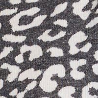 VINCE CAMUTO Womens Gray Animal Print Dolman Sleeve Boat Neck Sweater