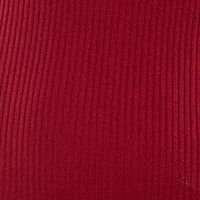 PLANET GOLD Womens Burgundy Stretch Ribbed Long Sleeve Scoop Neck Short Party Body Con Dress