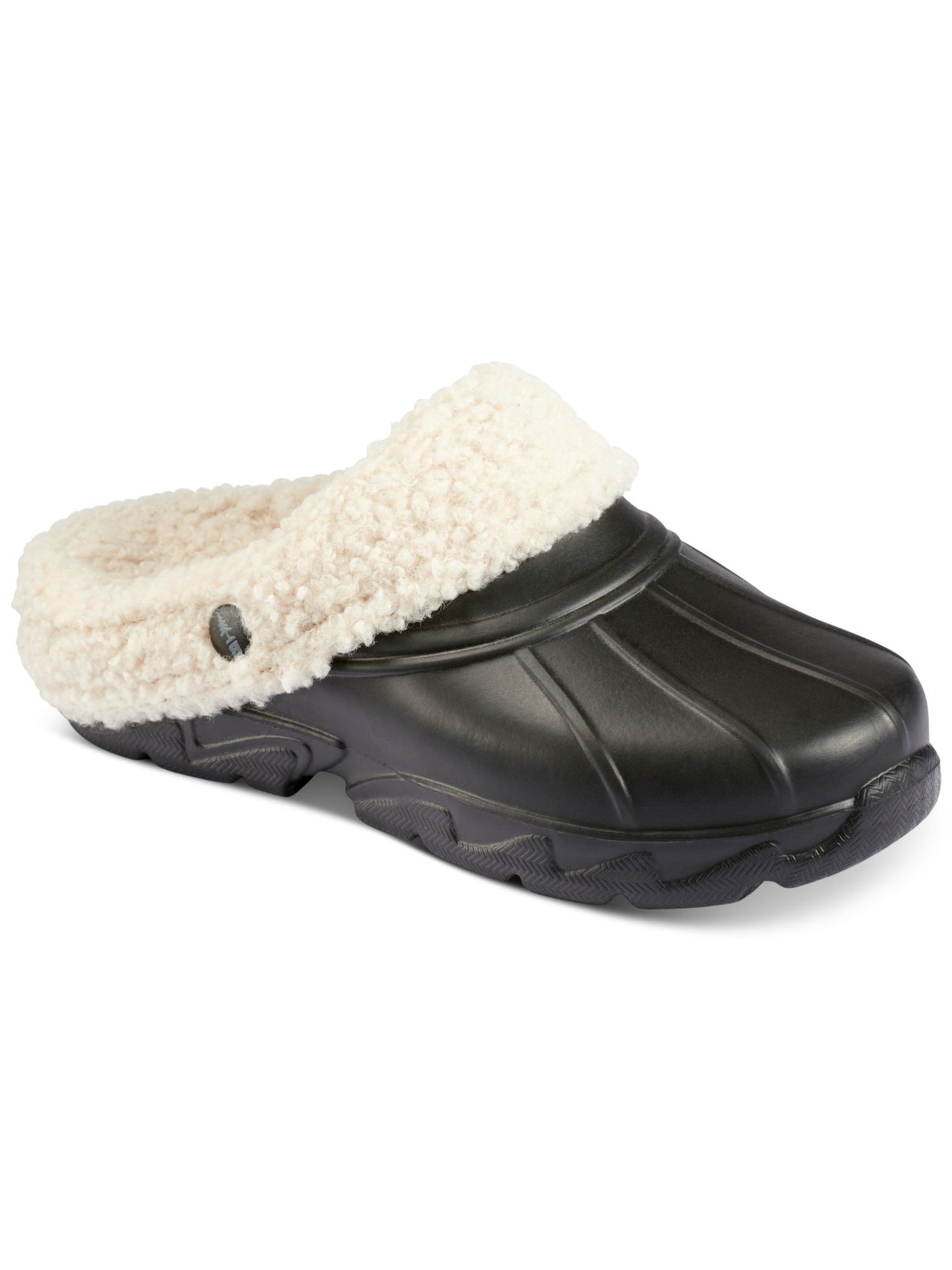BASS OUTDOOR Womens Black Comfort Field Round Toe Platform Slip On Clogs Shoes 10