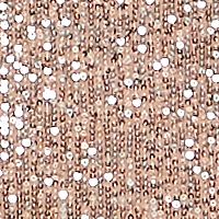 CRYSTAL DOLLS Womens Beige Sequined Zippered Lined Sleeveless V Neck Short Party Tulip Dress