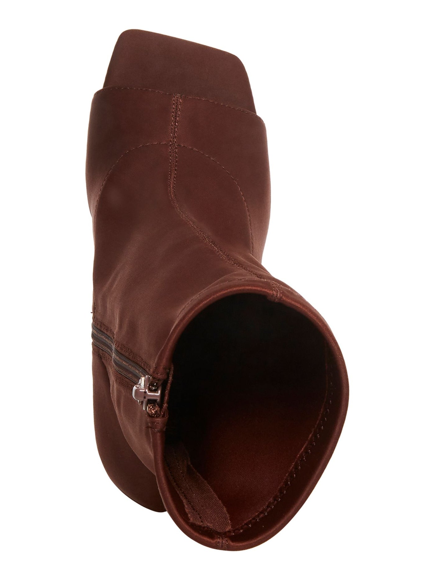 MADDEN GIRL Women's Brown Endless Padded Stretch Solid Heeled Boot