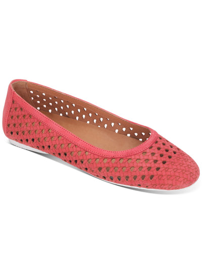 GENTLE SOULS KENNETH COLE Womens Coral Woven Cushioned Eugene Round Toe Slip On Leather Flats Shoes 8.5 M