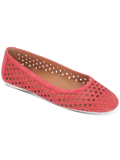 GENTLE SOULS KENNETH COLE Womens Coral Woven Cushioned Eugene Round Toe Slip On Leather Flats Shoes 10 M