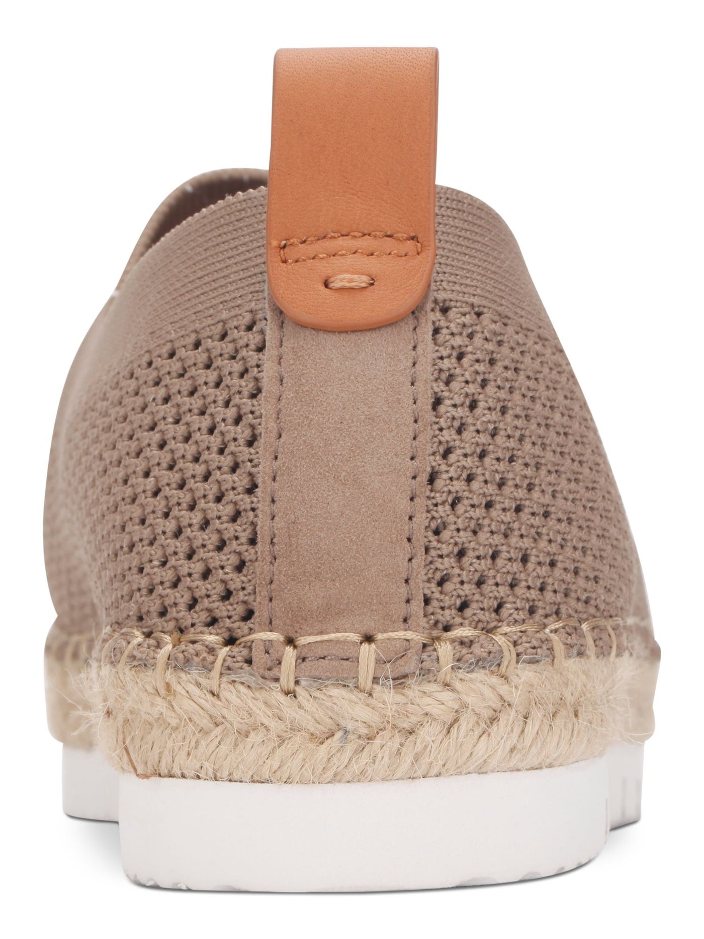 GENTLE SOULS KENNETH COLE Womens Beige Mixed Knit Heel Pull-Tab Cushioned Lizzy Round Toe Wedge Slip On Espadrille Shoes 8.5 M