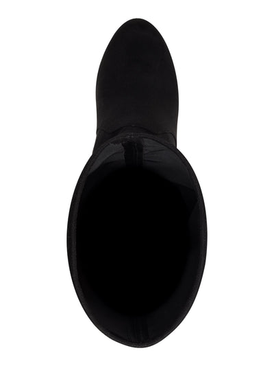 THALIA SODI Womens Black 1" Platform Padded Clarissa Almond Toe Stiletto Zip-Up Dress Boots 10 M