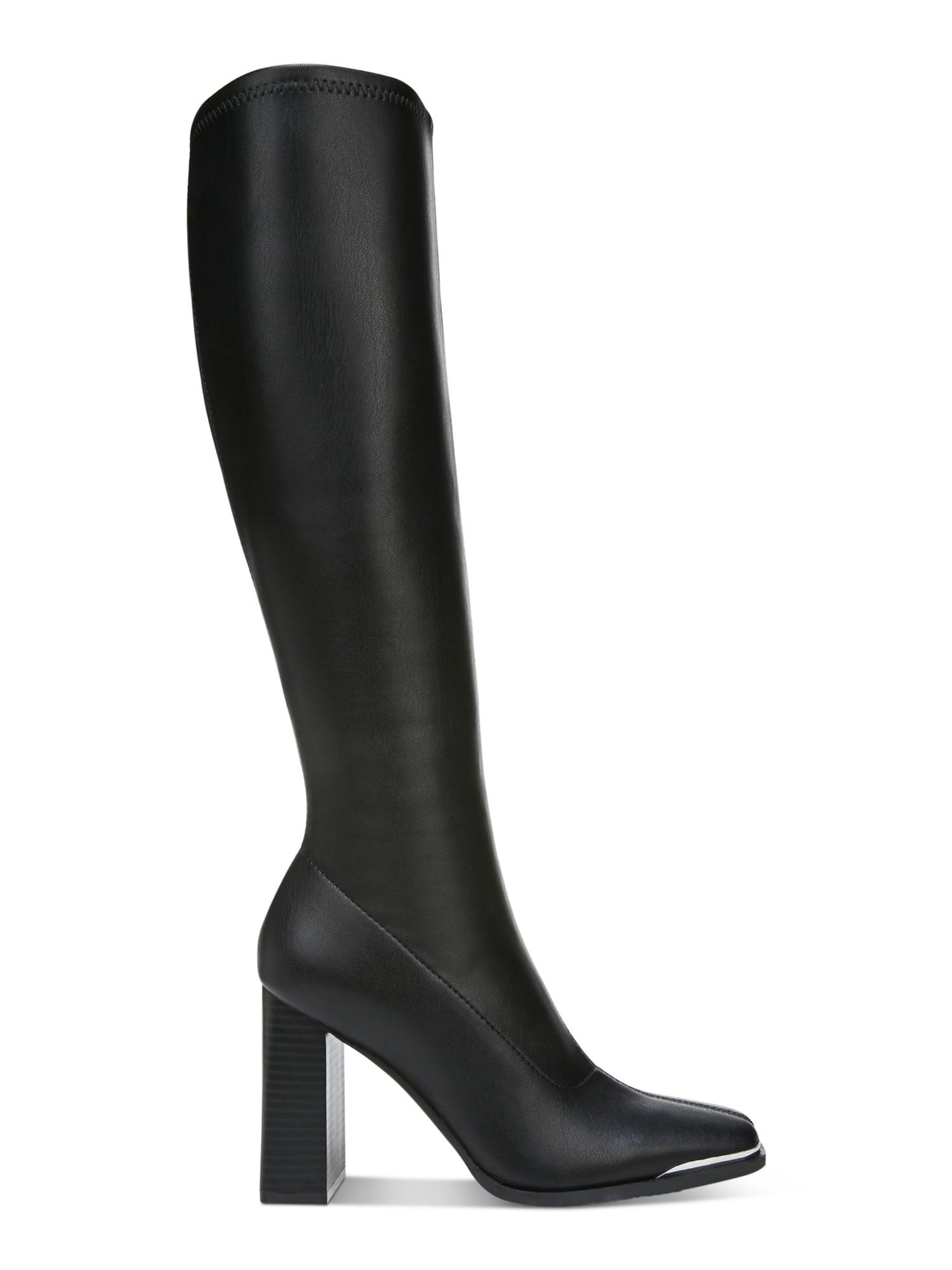 BAR III Womens Black Haydin Square Toe Block Heel Zip-Up Dress Boots 9.5 M