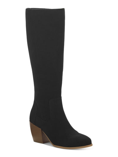 STYLE & COMPANY Womens Black Cushioned Goring Warrda Round Toe Block Heel Zip-Up Dress Boots 6.5 M