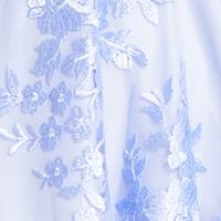 BCX DRESS Womens Light Blue Zippered Crisscross Straps Lined Sleeveless V Neck Full-Length Formal Gown Dress