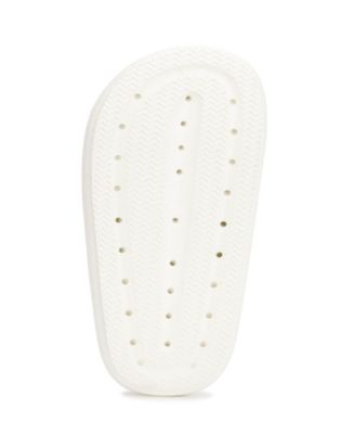 KENNETH COLE NEW YORK Womens White Chain Accent Comfort Lightweight Mello Round Toe Platform Slide Slide Sandals Shoes M