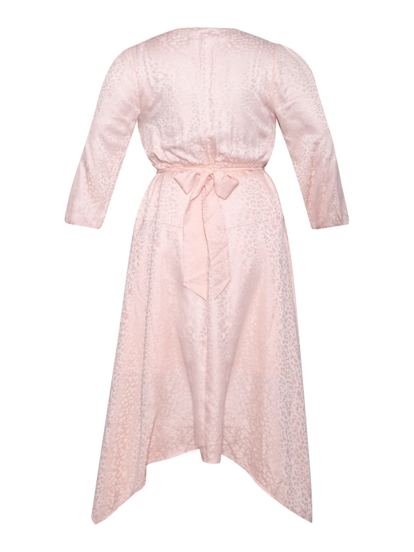 RACHEL RACHEL ROY Womens Pink 3/4 Sleeve Surplice Neckline Wear To Work Fit + Flare Dress Plus 20W