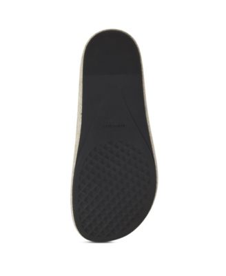 AEROSOLES Womens Black Molded Footbed Crisscross Straps 1" Platform Goring Comfort Day Round Toe Wedge Slip On Espadrille Shoes 10 M