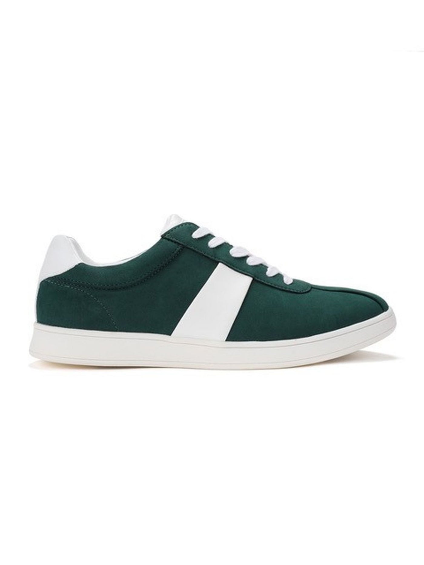 CLUBROOM Mens Green Comfort Edwin Round Toe Platform Lace-Up Athletic Sneakers Shoes 10 M
