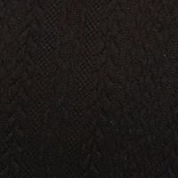 ULTRA FLIRT Womens Black Long Sleeve Round Neck Crop Top Cardigan