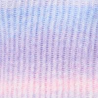 RILEY&RAE Womens Blue Ribbed Tie Dye Sleeveless V Neck Vest Sweater