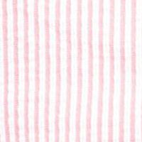 MICHAEL KORS Womens Pink Tie Textured Unlined Logo Plate Striped Short Sleeve V Neck Wrap Top
