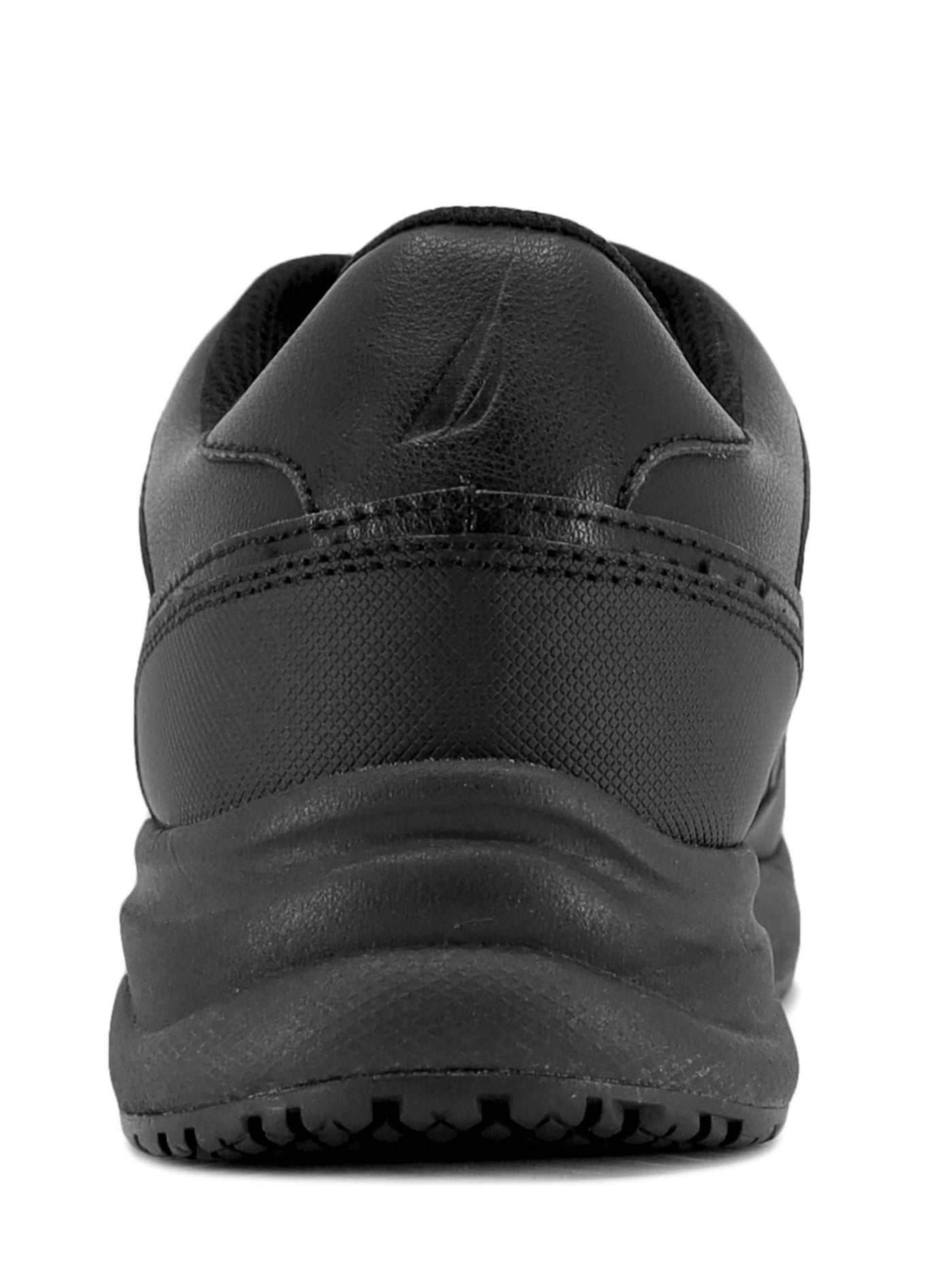 NAUTICA Mens Black Padded Breathable Slip Resistant Nile Round Toe Wedge Lace-Up Sneakers Shoes 9.5