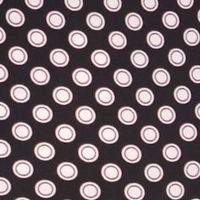 MICHAEL KORS Womens Black Polka Dot Petal Sleeve Round Neck Top