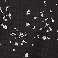 VINCE CAMUTO Womens Smocked Floral 3/4 Sleeve V Neck Short Fit + Flare Dress