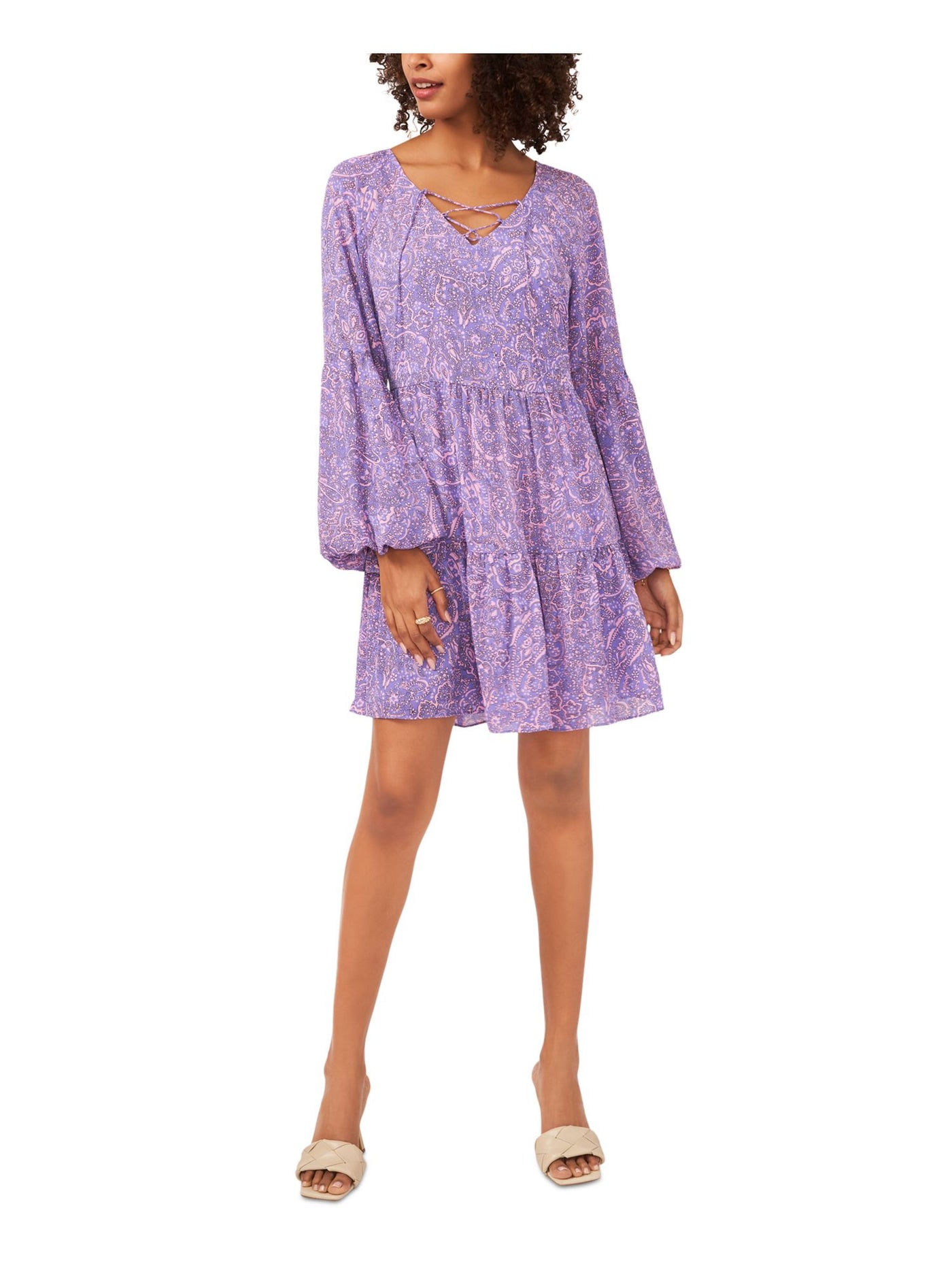 vince camuto purple lace dress Vince Camuto Women's Lace for sale