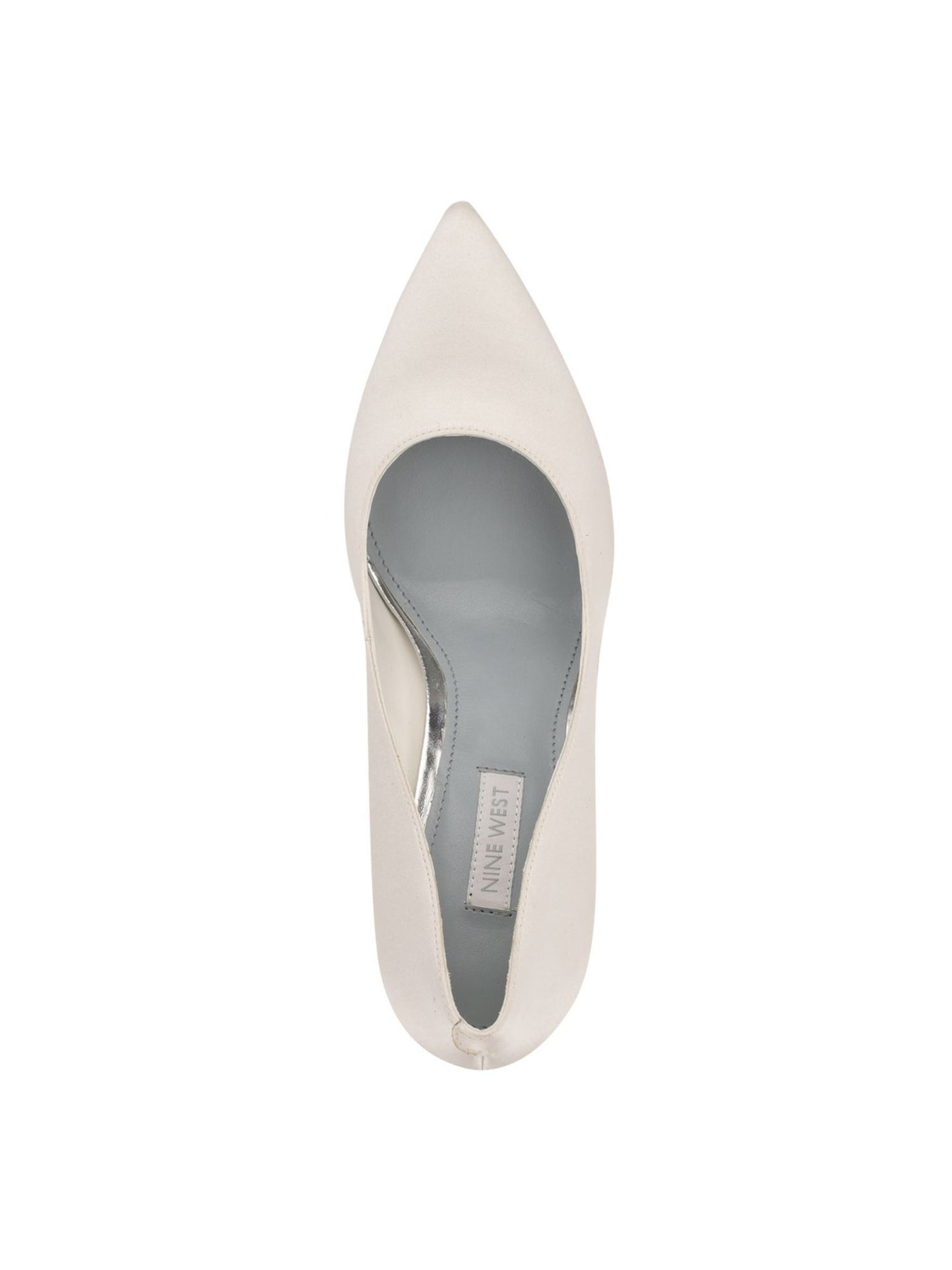 NINE WEST Womens Ivory Padded Ezra Pointed Toe Stiletto Slip On Dress Pumps Shoes 10.5 M