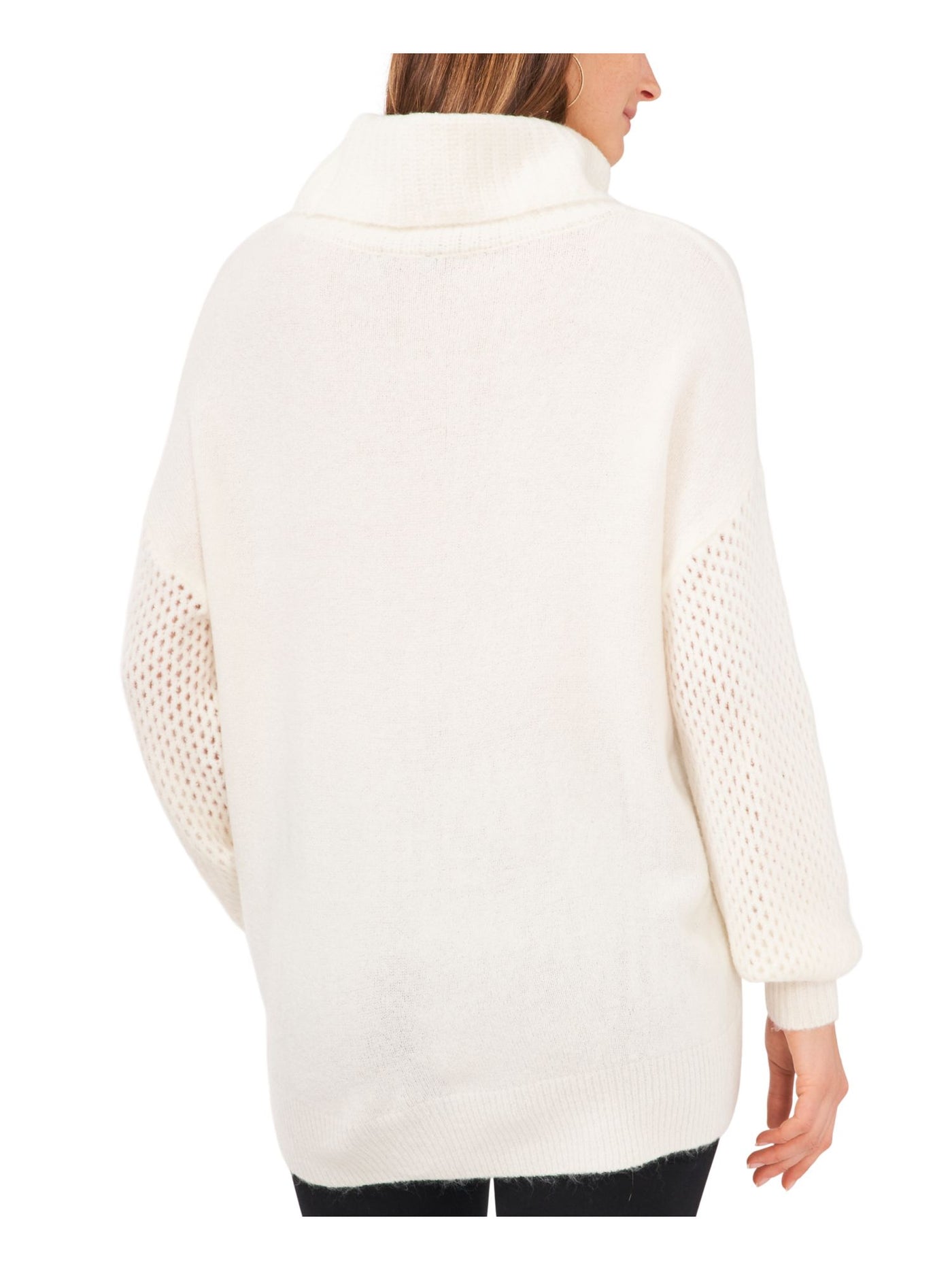 VINCE CAMUTO Womens Ivory Turtle Neck Wear To Work Sweater XL