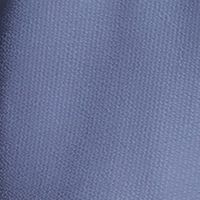 MICHAEL KORS Womens Navy Tie Textured Sheer Round Hem Vented Sides 3/4 Sleeve V Neck Blouse
