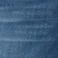 GLORIA VANDERBILT Womens Blue Denim Distressed Pocketed Zippered Raw Hem Slimming Straight leg Jeans