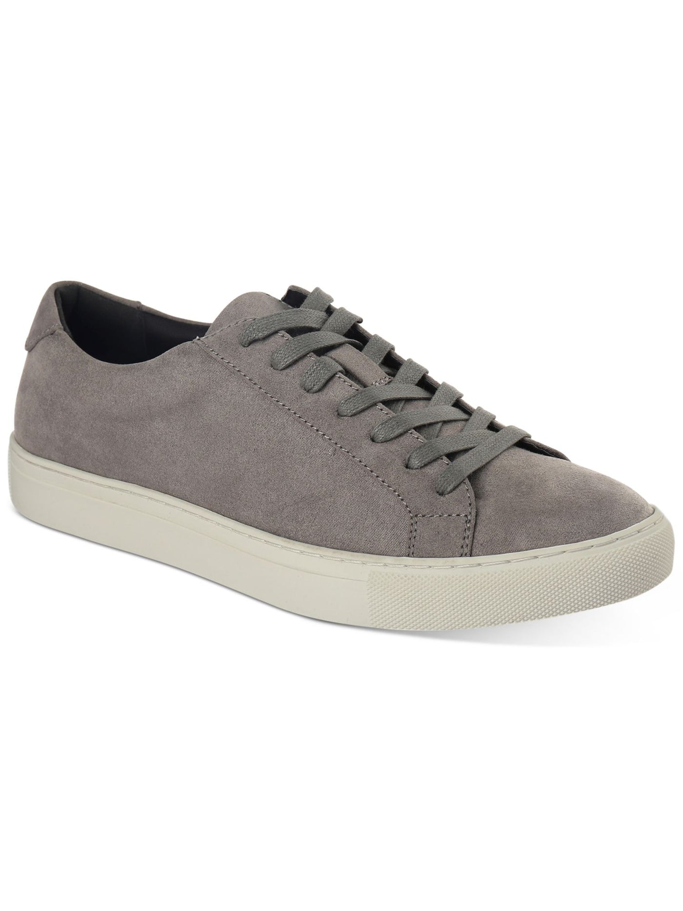 ALFANI Mens Gray Padded Grayson Round Toe Platform Lace-Up Sneakers Shoes 11 M