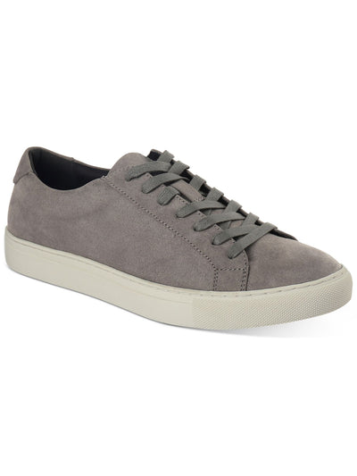 ALFANI Mens Gray Padded Grayson Round Toe Platform Lace-Up Sneakers Shoes 11 M