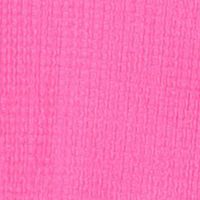MICHAEL MICHAEL KORS Womens Pink Textured Cold Shoulder Logo Plate Pullover Long Sleeve Asymmetrical Neckline Top