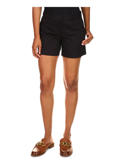 MICHAEL MICHAEL KORS Womens Black Zippered Pocketed Shorts 6