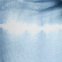 TOMMY JEANS Womens Light Blue Tie Dye Short Sleeve V Neck T-Shirt