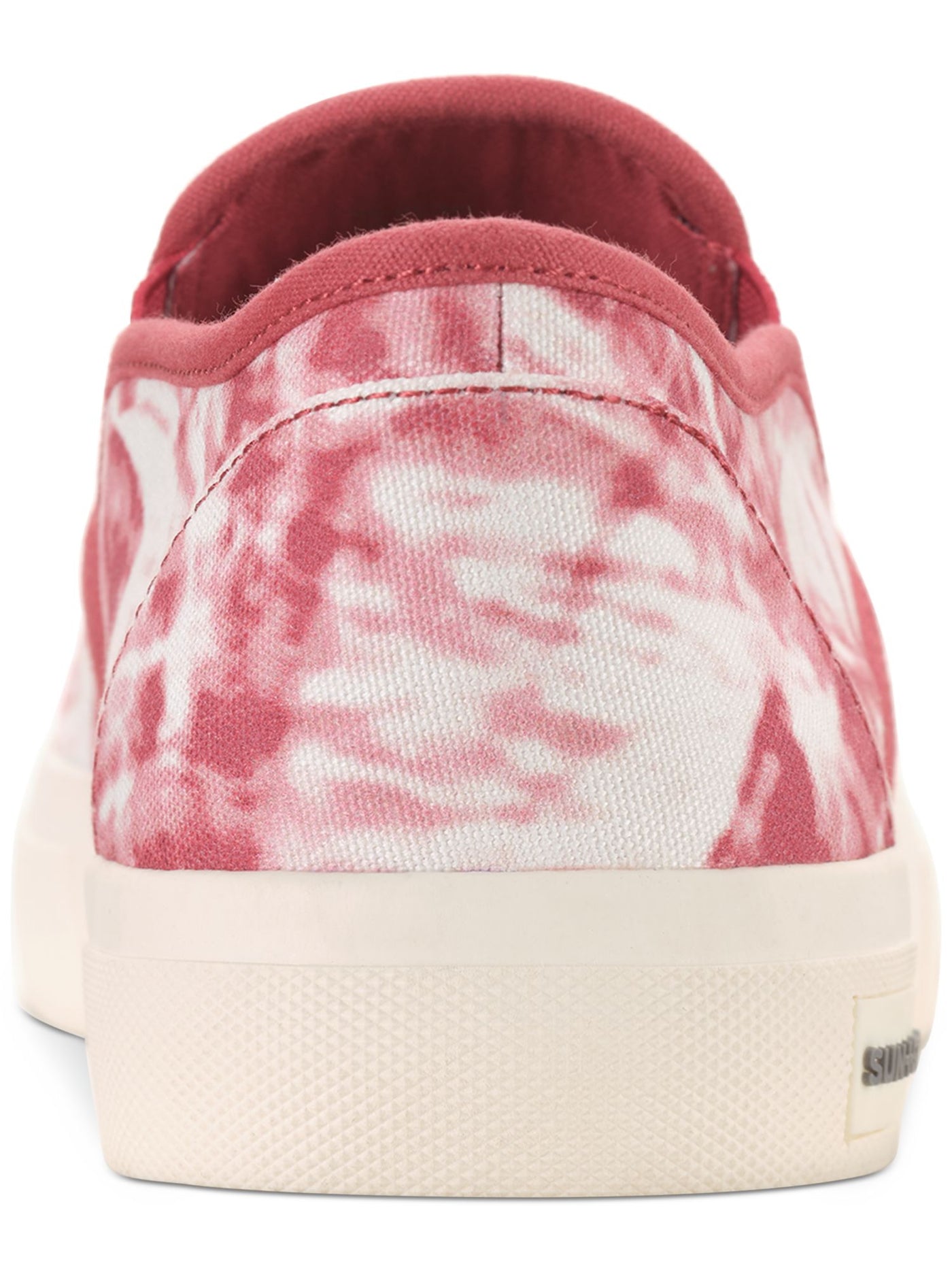MADDEN Womens Red Tie Dye Padded Goring Reins Round Toe Platform Slip On Sneakers Shoes 8.5 M