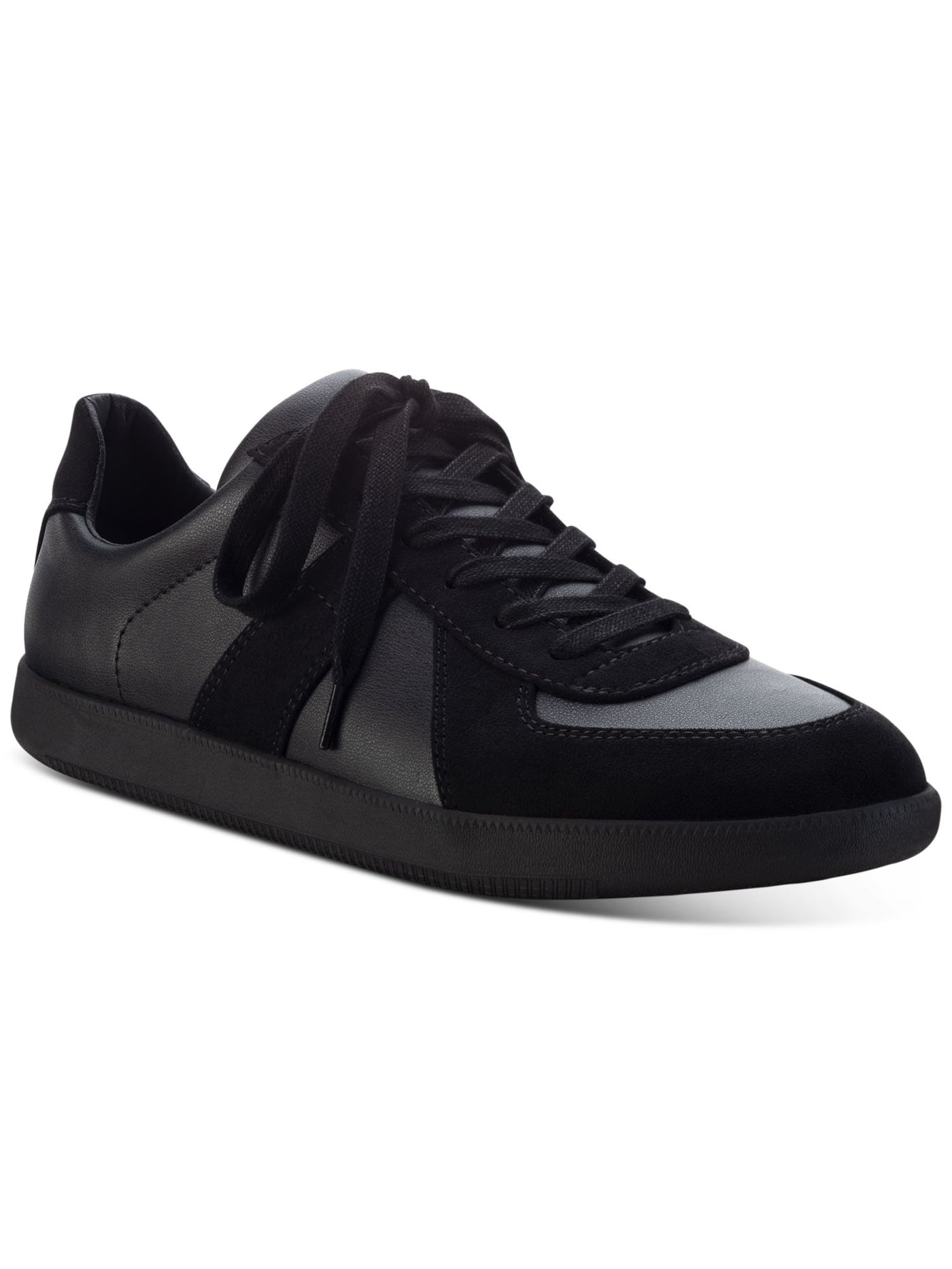 INC Mens Black Padded Court Round Toe Platform Lace-Up Athletic Sneakers Shoes 12 M