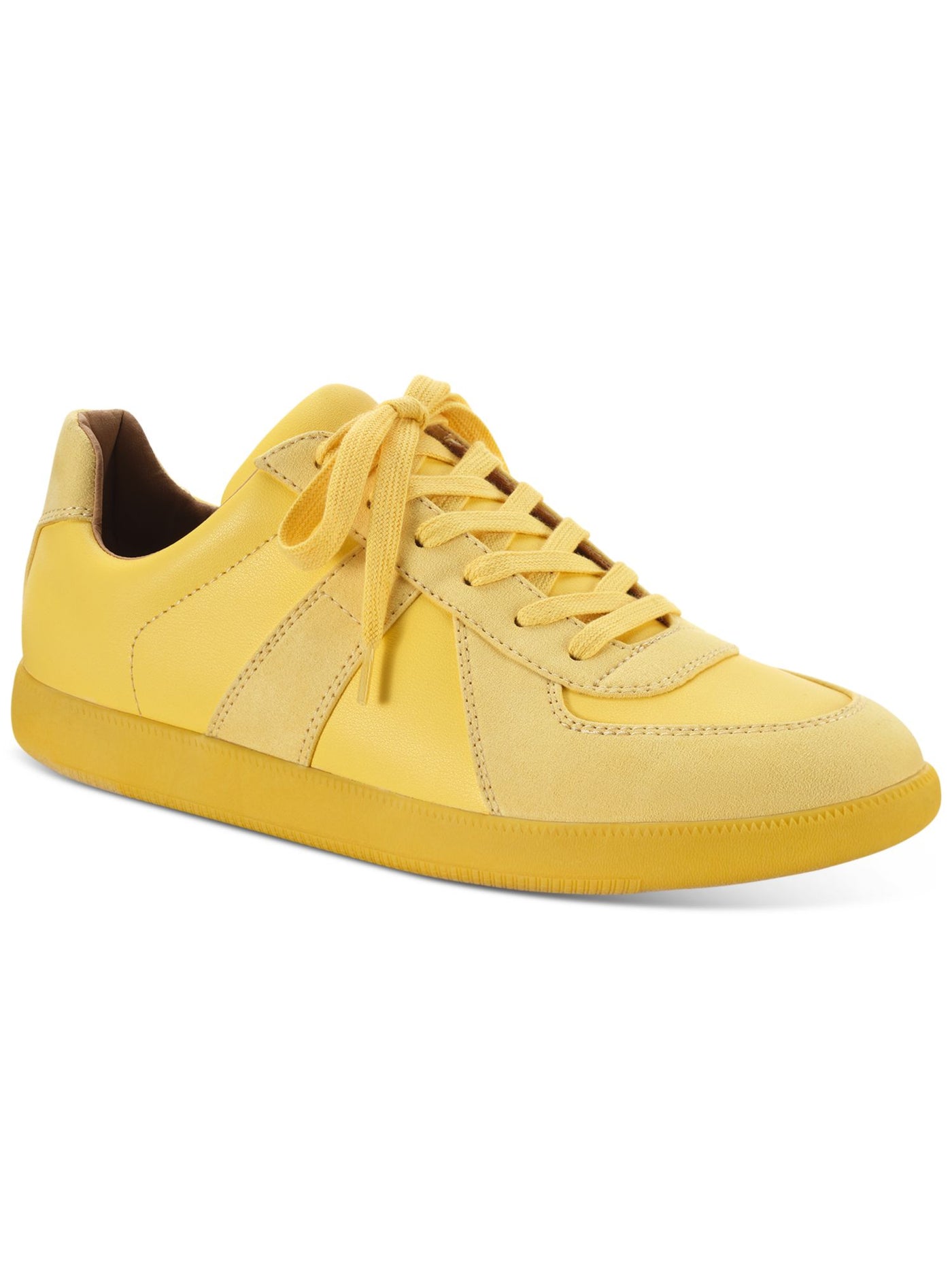 INC Mens Yellow Padded Comfort Harlan Round Toe Platform Lace-Up Sneakers Shoes 13 M