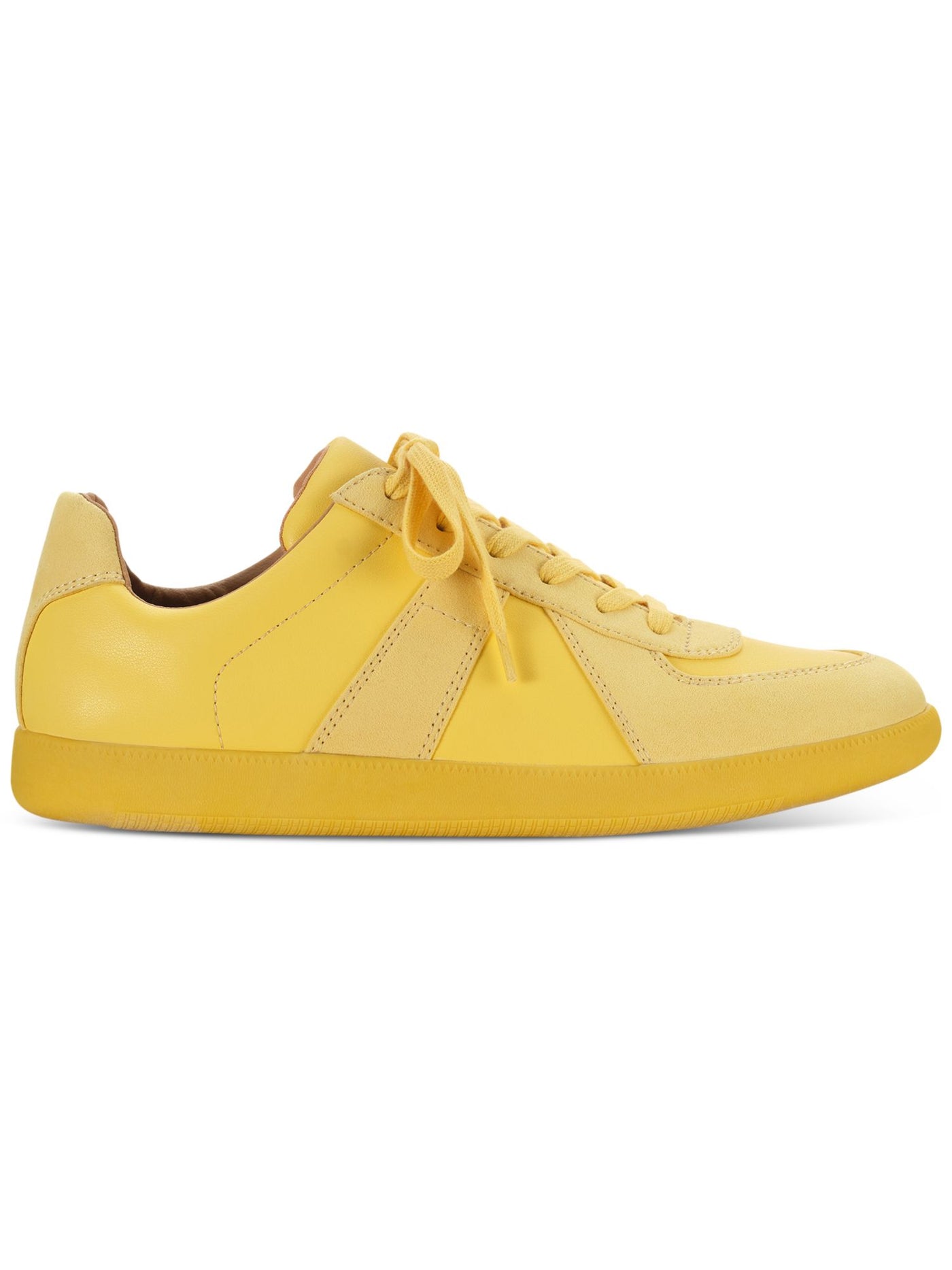 INC Mens Yellow Padded Comfort Harlan Round Toe Platform Lace-Up Sneakers Shoes 10.5 M