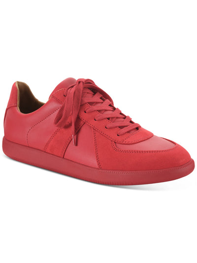 INC Mens Red Padded Harlan Round Toe Platform Lace-Up Athletic Sneakers Shoes 11.5