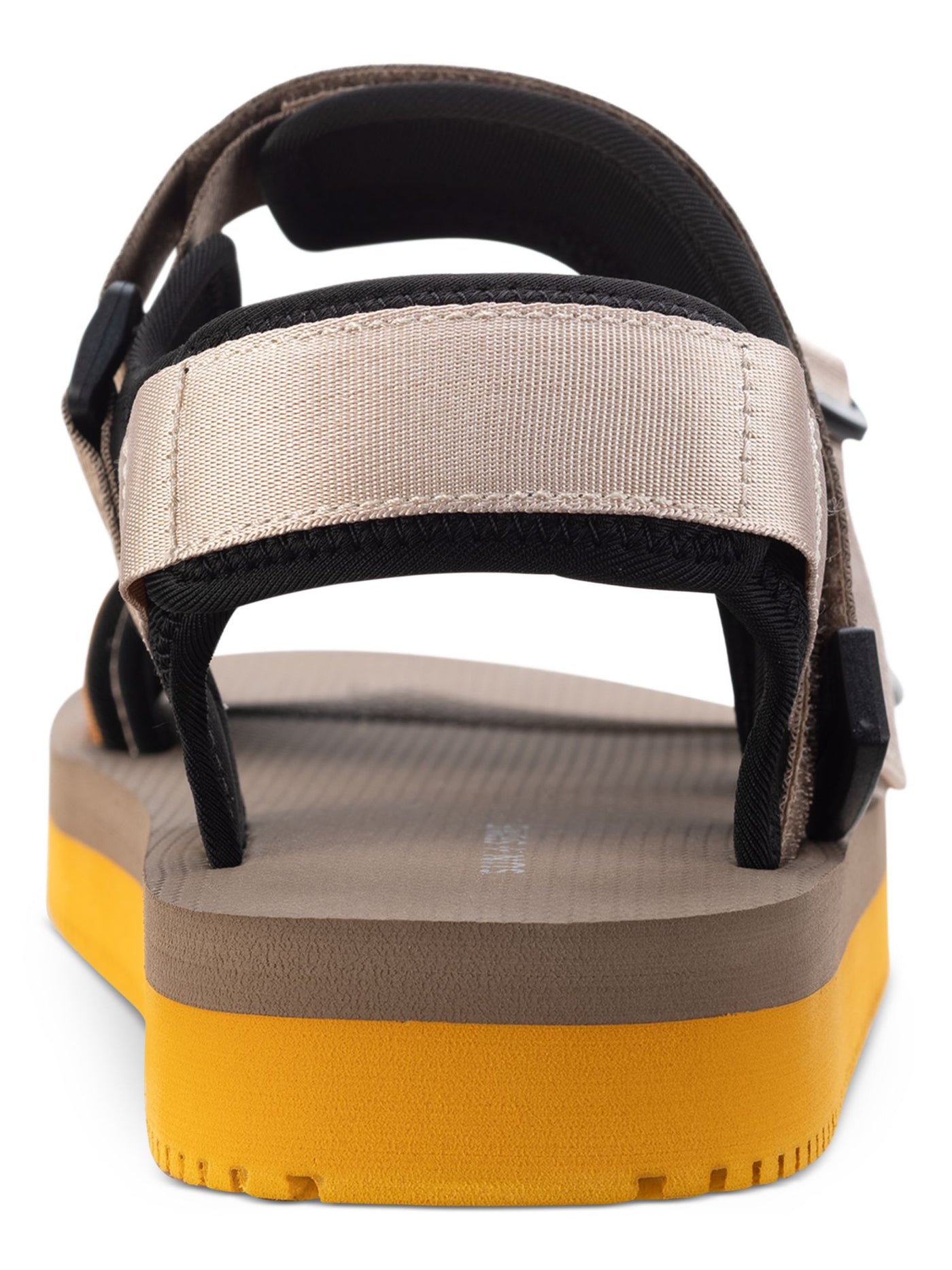 SUN STONE Mens Beige Adjustable Comfort Lormier Round Toe Platform Sandals Shoes 11 M