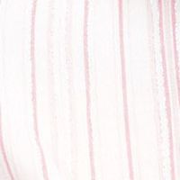 MICHAEL KORS Womens Pink Metallic Tie Side Hem Striped Long Sleeve Asymmetrical Neckline Top