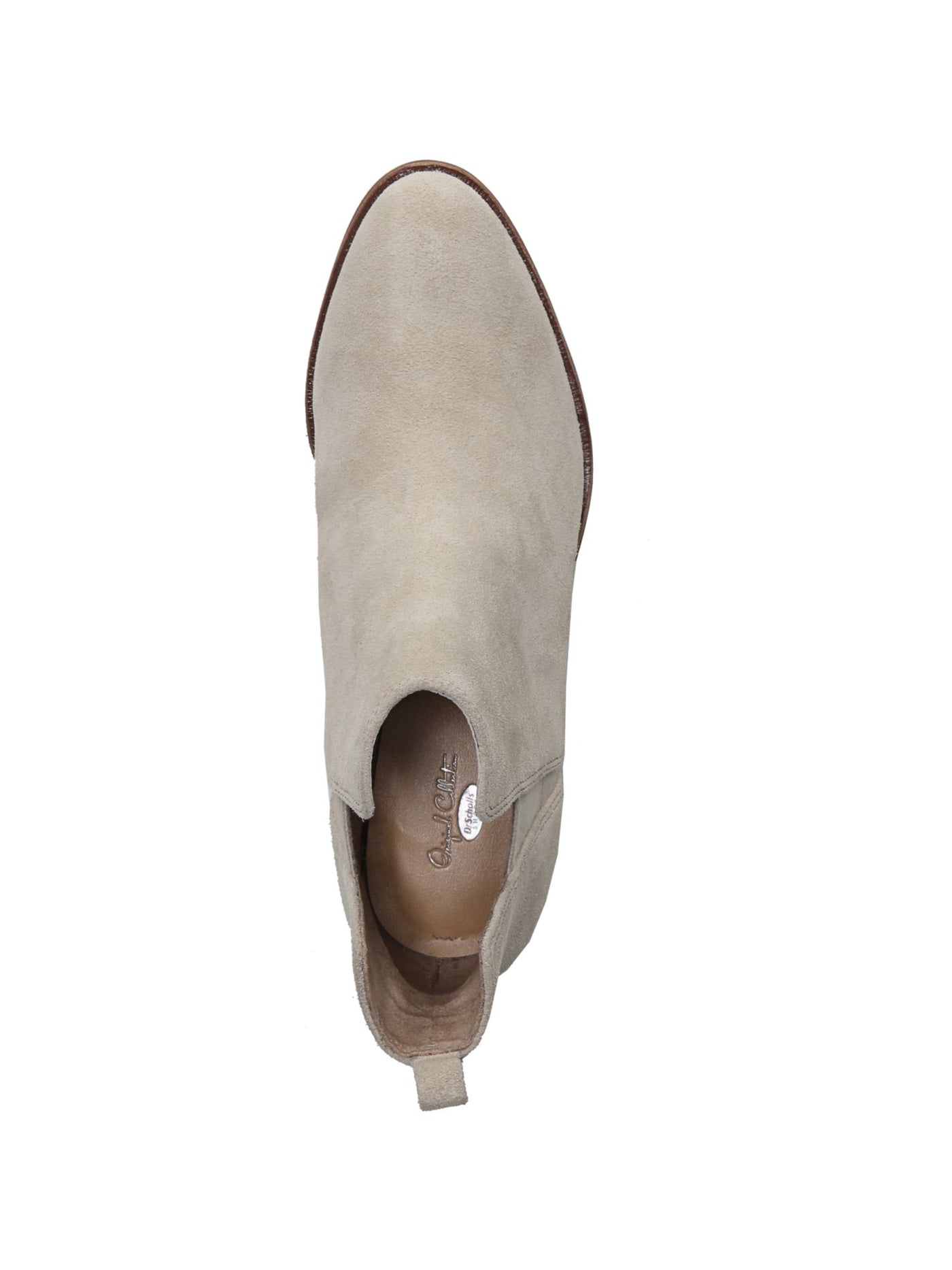 DR SCHOLLS Womens Beige Pull Tab Goring Amara Leather Casual 9 M