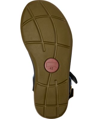 CAMPER Mens Green Color Block T-Strap Comfort Match Open Toe Sandals Shoes