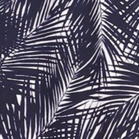 MICHAEL MICHAEL KORS Womens Navy Open Back Unlined Chain-link Halter Strap Printed Sleeveless Cowl Neck Midi Shift Dress