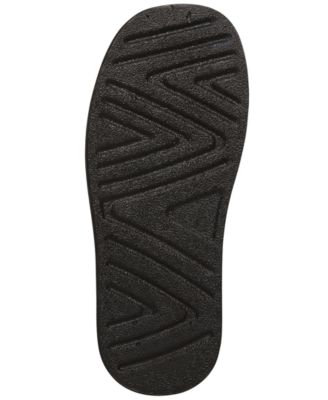 STEVE MADDEN Womens Black Comfort Fango Round Toe Wedge Slip On Thong Sandals Shoes