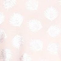 MICHAEL KORS Womens Pink Smocked Ruffled Sheer Unlined Printed Short Sleeve Surplice Neckline Above The Knee Fit + Flare Dress