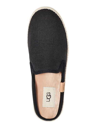 UGG Womens Black Goring Removable Insole Cushioned Delu Round Toe Platform Slip On Mules 8