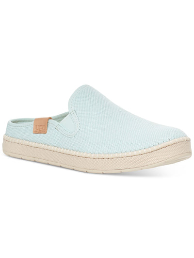 UGG Womens Light Blue Goring Removable Insole Cushioned Delu Round Toe Platform Slip On Mules 8.5