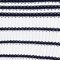 TOMMY HILFIGER Womens White Textured Tie Neck Back Striped Sleeveless Halter Sweater
