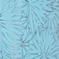MICHAEL KORS Womens Aqua Smocked Ruffled Drawstring Waist Unlined Printed Short Sleeve Off Shoulder Midi Shift Dress